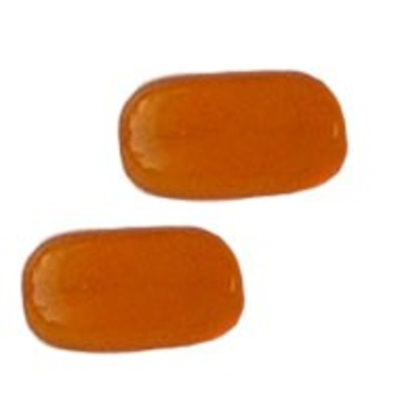 Glaskraal. 8x16mm. Fantasie. Orange voor het maken van sieraden en accessoires