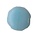 Glaskraal. 12mm. Octagon. Aqua opaque.