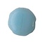 Glaskraal. 12mm. Octagon. Aqua opaque.