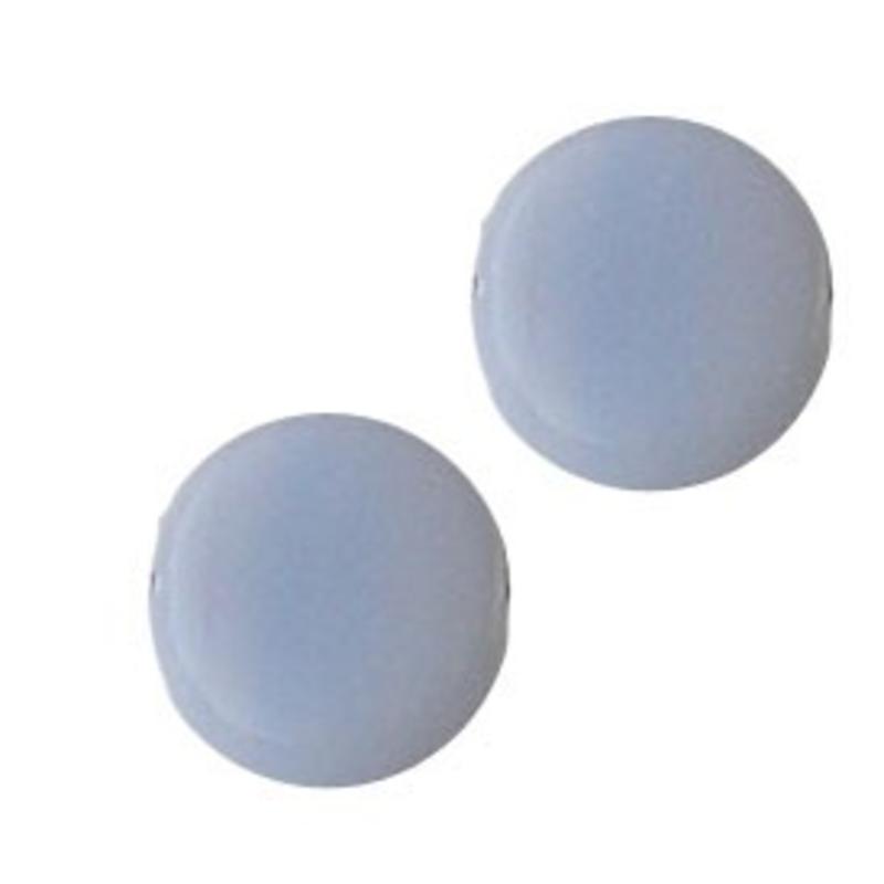 Glaskraal schijfje. 8mm. Plat. Lavendel Opaque voor het maken van sieraden en accessoires