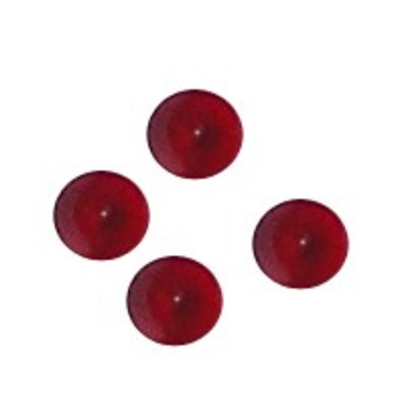 Glaskraal schijfje. 6mm. Lichtrood voor het maken van sieraden en accessoires