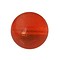 Glaskraal. 12mm. Oranje. transparant voor het maken van sieraden en accessoires