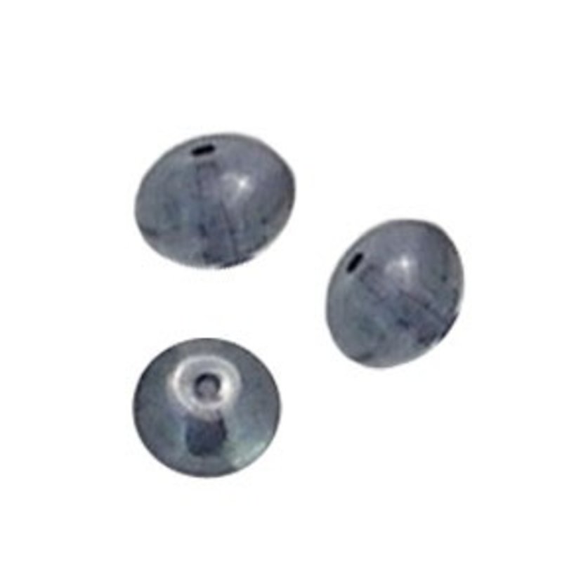 Glaskraal. 7mm. Mini Rondelle. Jeans Luster voor het maken van sieraden en accessoires