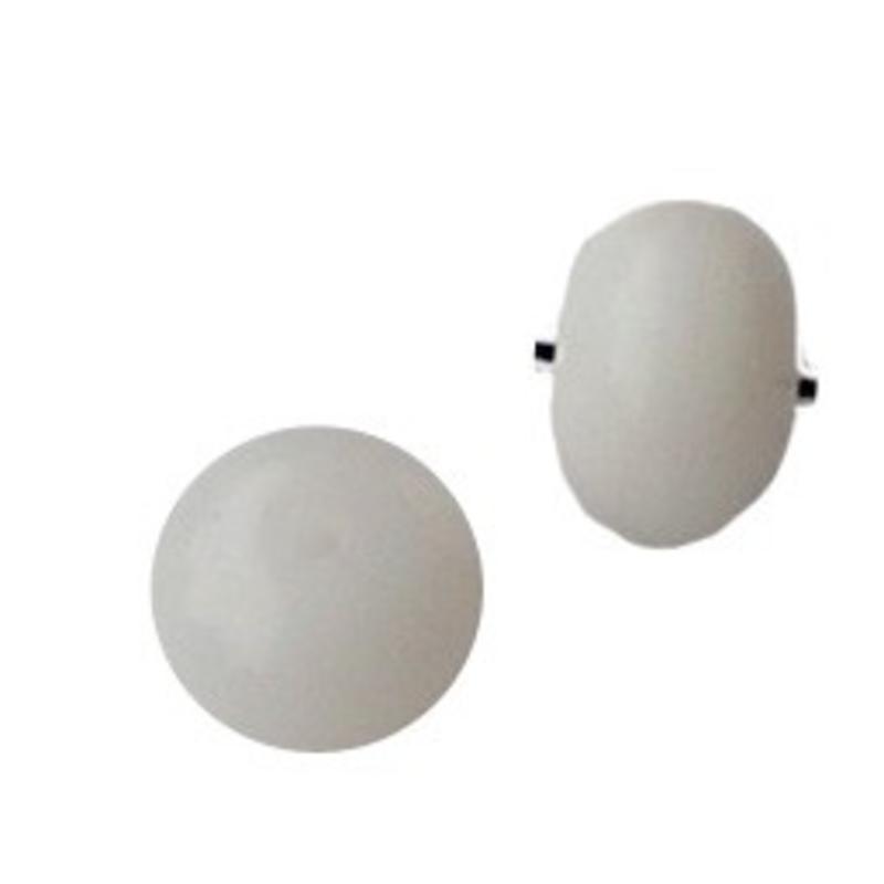 Glaskraal. 9x5mm. Rondelle Wit Alabaster voor het maken van sieraden en accessoires