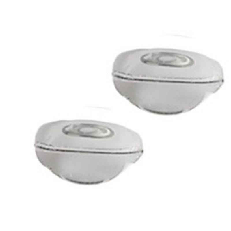 Glaskraal. 17x12mm. Fantasie. Crystal.