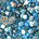 Glaskralenmix. Aqua Groen Fantasie. mooie kwaliteit 50 gram.