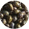 Glaskraal. 6x9mm. Druppel. Lila Special Luster.