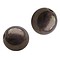 Glaskraal. 8mm. Lila. Gold. Luster.