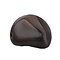 Glaskraal. 13x15mm. Fantasie. Grijsbruin Gemeleerd.