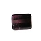 Glaskraal. 8X8x12mm. Rechthoekig. Donker Amethist Amethist.