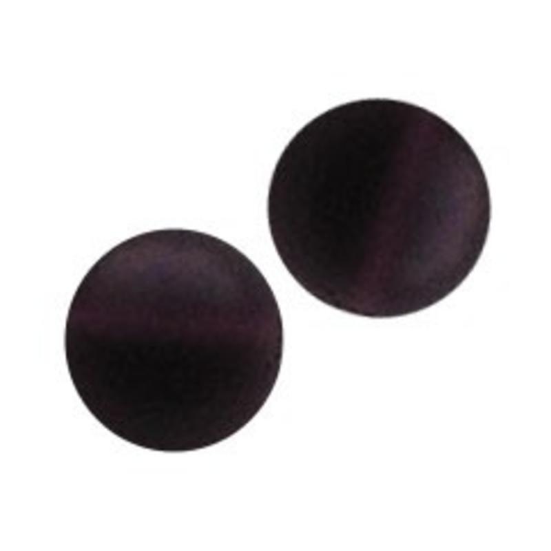 Glaskraal. 6mm. Mat. Donker Amethyst 20 stuks voor