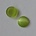 Cabochon 8mm. Lime. Glas Cateye. Rond.