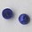 Cabochon 8mm. Donkerblauw Gemeleerd Italiaans Glas Rond.