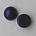 Cabochon. Dark Blue Opaque. Glas. Rond. 8mm.