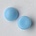 Cabochon. Aqua Opaque. Glas. Rond. 8mm.