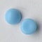 Cabochon 8mm. Aqua Opaque. Glas Rond.