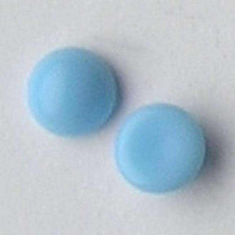 Cabochon. Aqua Opaque. Glas. Rond. 8mm.