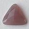 Cabochon. Mauve Opal. Glas. Driehoek. 25x25mm.