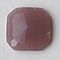 Cabochon. 24x24mm. Mauve Opal. Glas. Vierkant.