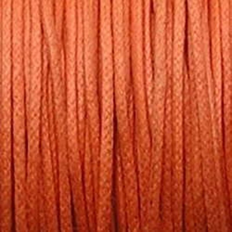 Waxcord. 0,5mm. Soft Orange. Per meter.