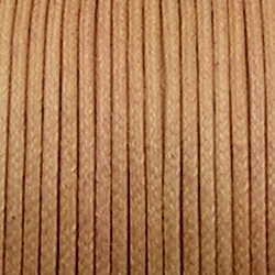 Waxcord. 2mm. Camel. Per meter.