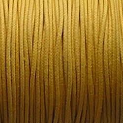 Imitatie Suede Veter. 3 mm x1 meter Zachtgeel