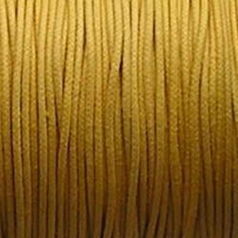 Imitatie Suede Veter. 3 mm x1 meter Zachtgeel