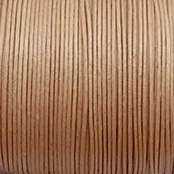 Waxcord. 1mm. Camel. Per meter.