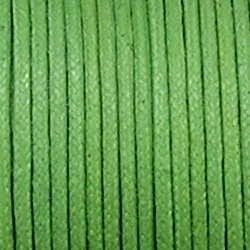 Waxkoord. 2mm. Groen. Per meter van de rol