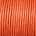 Waxkoord. 2mm. Oranje. Per meter van de rol