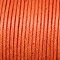 Waxkoord. 2mm. Oranje. Per meter van de rol