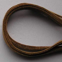 Imitatie Suede Veter. 3 mm x1 meter Caramel