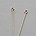 Eyepins. 0.7x45mm. Goudkleurig. 100 stuks voor