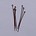 Eyepins. 0.7x32mm. Roodkoper. 100 stuks voor