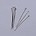 Eyepins. 0.6x32mm. Zilverkleurig. 100 stuks voor