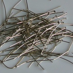 Headpin. 0.7x45mm. Silber mit großen Kopf 100 Stück für