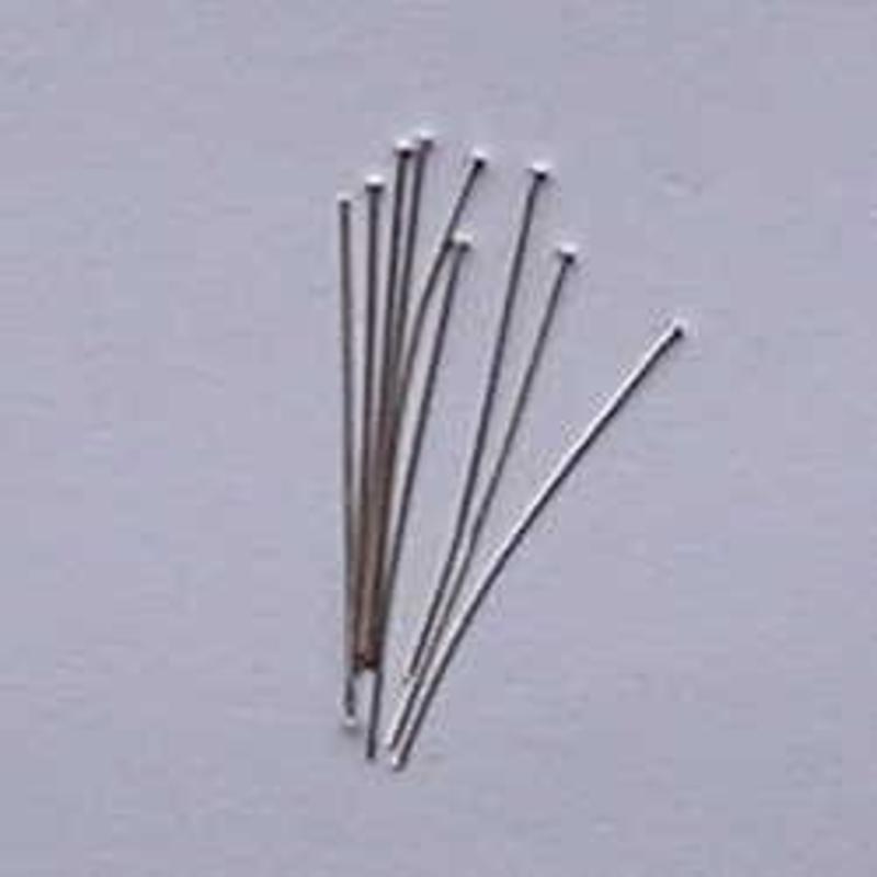 Nietstift. 0.7x32mm. Zilverkleurig. 100 stuks voor