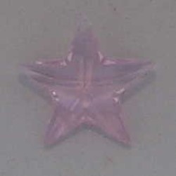 SWAROVSKI ELEMENTS Swarovski. Pendant Hanger. Ster. 28mm. Light Roze.