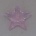 SWAROVSKI ELEMENTS Swarovski. Pendant Hanger. Ster. 28mm. Light Roze.