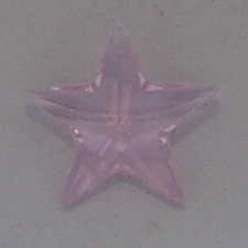 SWAROVSKI ELEMENTS Swarovski. Pendant Hanger. Ster. 28mm. Light Roze.
