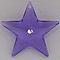 SWAROVSKI ELEMENTS Swarovski. Pendant Hanger. Ster. 28mm. Violet.