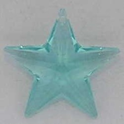 SWAROVSKI ELEMENTS Swarovski. Pendant Hanger. Ster. 28mm. Blue Zircon.