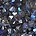 SWAROVSKI ELEMENTS Konisch Geslepen Glaskraal. 6mm. Crystal AB Special custom Chroom coated.