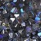 SWAROVSKI ELEMENTS Konisch Geslepen Glaskraal. Crystal AB Special custom Chroom coated. 6mm. Per stuk.