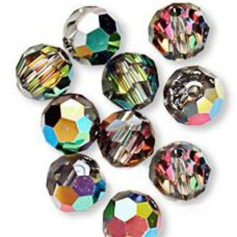 SWAROVSKI ELEMENTS Swarovski. Facetgeslepen Ronde Kraal. 6mm. Vitrail Medium.