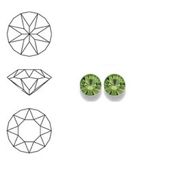 SWAROVSKI ELEMENTS Similisteen. Peridot. pp32. 4mm.