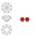 SWAROVSKI ELEMENTS Swarovski Similisteen 4mm pp32. xilion chaton Hyacinth