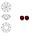 SWAROVSKI ELEMENTS Similisteen. Light Siam. pp24. 3mm. Per stuk