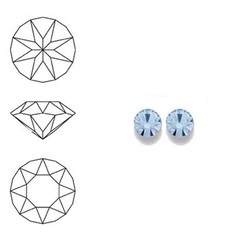 SWAROVSKI ELEMENTS Similisteen. Light Safier. pp24. 3mm. Per stuk