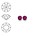 SWAROVSKI ELEMENTS Similisteen. Fuchsia. pp24. 3mm. Per stuk